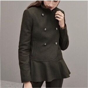 Banana Republic Dark Gray Pea Coat